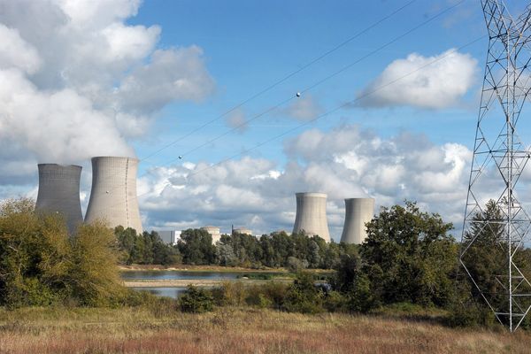 La centrale de Dampierre-en-Burly, où le syndicat Sud Energie appelle à la grève générale. 