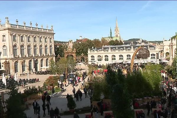 Le jardin éphémère place Stanislas à Nancy 