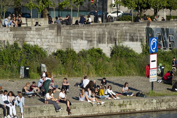 Nantes sur les bords de l'Erdre, à la fin du premier confinement, le 16 mai 2020