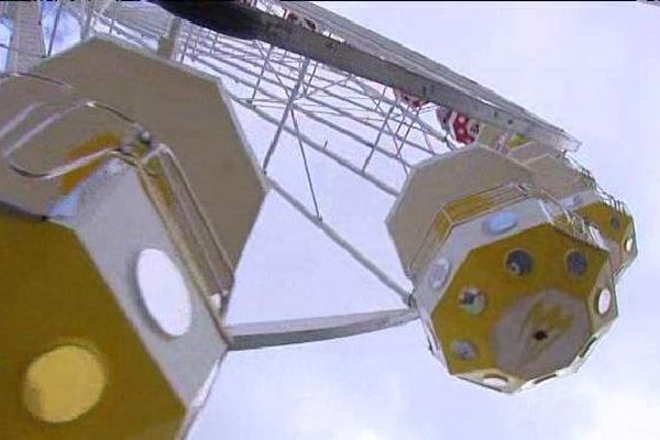 La grande roue installée devant le parc des expositions de Limoges