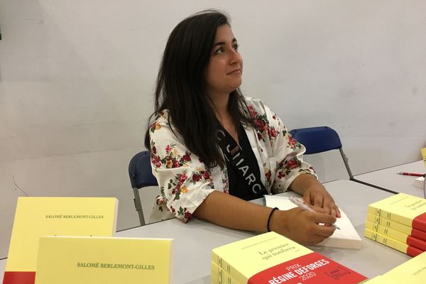 Salomé Berlemont-Gilles a reçu le prix Régine Desforges jeudi 10 septembre.