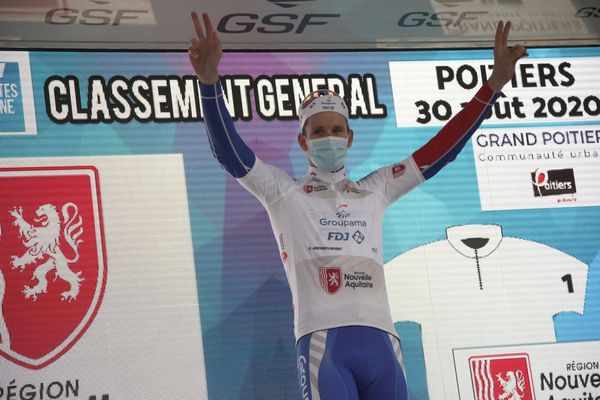 Arnaud Démare, vainqueur du Tour Poitou-Charentes 2020