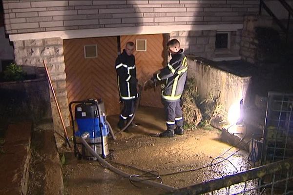 Inondation à Montmorot dans le Jura