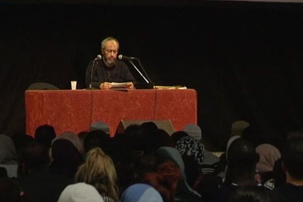 Hani Ramadan au 4ème rassemblement annuel à Montpellier pour l'union des musulmans de l'Hérault - 17 avril 2016.