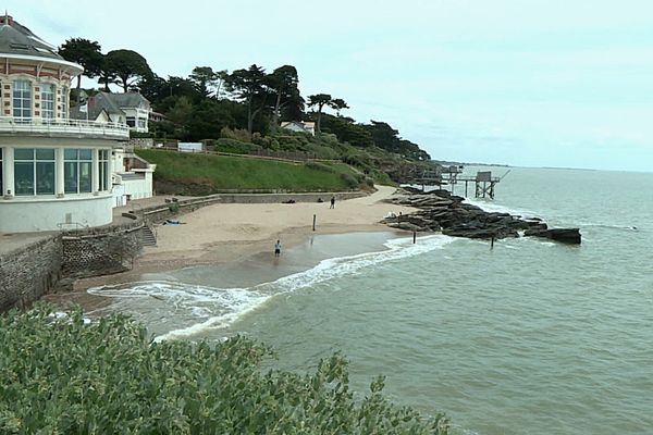 Plage de la Source à Pornic, mai 2022