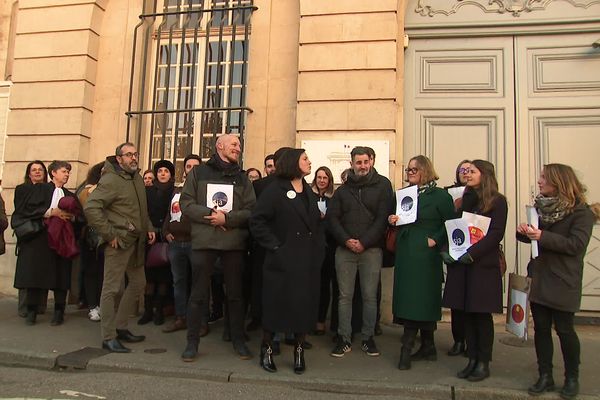 Les magistrats de Nancy se sont mobilisés ce lundi 18 décembre contre le projet de loi immigration