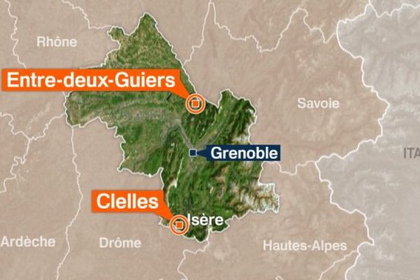 Les deux accidents ont eu lieu à quarante minutes d'intervalles à l'une et l'autre extrémités du département.