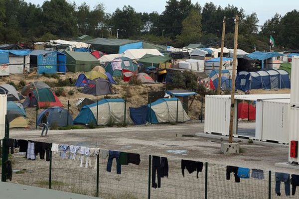 Le camp de migrants de Calais.