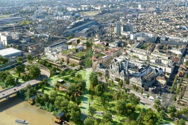 Canopia reposera sur la création d'une artère centrale, le Cours Saint-Jean, entre la gare et les quais de la Garonne.