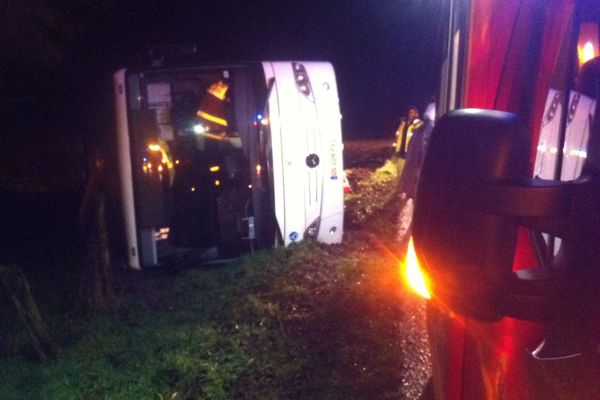 L'accident d'un car scolaire 