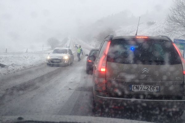 Tempête de neige à Super-Besse