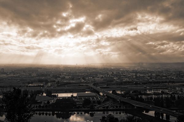 Ombre et lumière à Rouen.