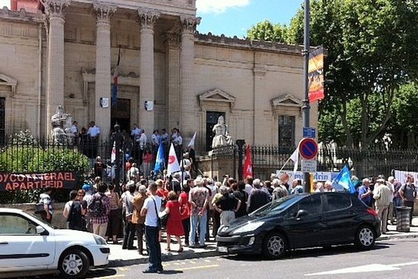 Perpignan - 3 militants pro-palestiniens en justice - 20 juin 2013.