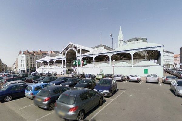 Les baraques à frites illégales occupaient ce parking des Halles centrales du quartier Masséna-Solférino à Lille 