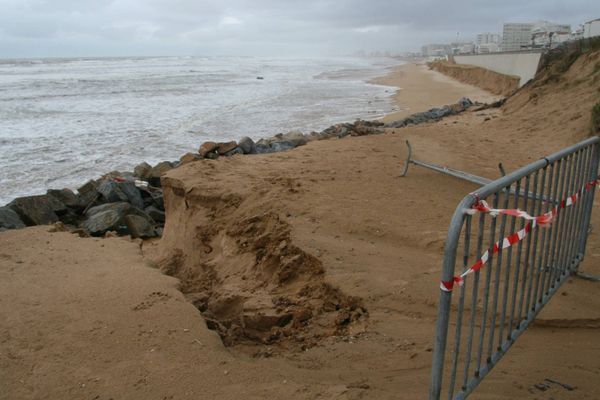 Sur la côte vendéenne après une tempête