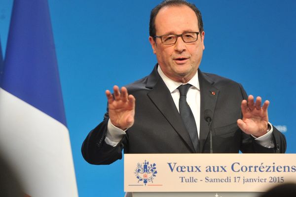 Les voeux de François Hollande aux Corréziens le 17/01/15