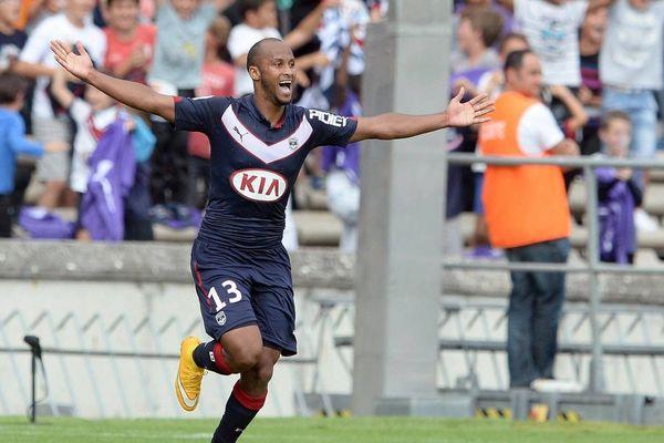 Le Girondin Thomas Touré lors du match Bordeaux-Rennes le 28 septembre 2014