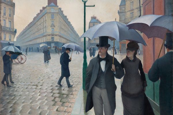 Rue de Paris; temps de pluie de Gustave Caillebotte (1848-1894).