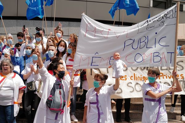 Entre 1500 et 2000 manifestants ont défilé à Nancy, mardi 16 juin. 