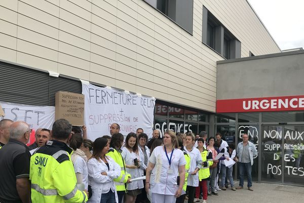 Débrayage des salariés des urgences à l'hôpital Nord Deux-Sèvres