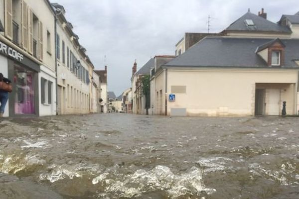 Montargis (Loiret) les pieds dans l'eau - juin 2016 