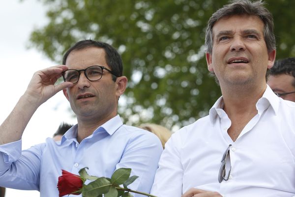 Arnaud Montebourg et Benoît Hamon, tous les deux candidats à la Présidentielle de 2017, seront prsents à l'université d'été des frondeurs à La Rochelle.