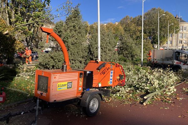 Les services techniques ont eu fort à faire pour nettoyer les dégâts des tempêtes et sécuriser les espaces verts de Saint-Nazaire