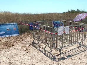 Le site de ponte est désormais sous haute surveillance du fait qu'il se trouve sur une plage particulièrement fréquentée à cette période de l'année. e.