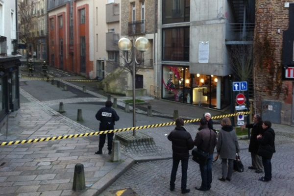 la rue a été coupée