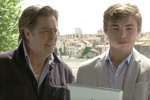 Le torero Andy Younès et son apoderado, Curro Caro. Lequel admire le plus l'autre?