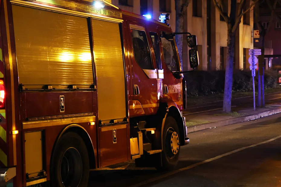 À Quimper, un camping-car prend feu et fait un blessé grave