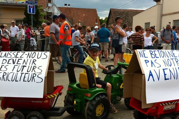 Les agriculteurs voient là une part importante de leurs cultures menacées.