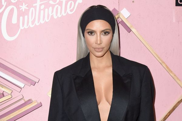 La star de la télé-réalité américaine Kim Kardashian en février dernier, à Los Angeles.