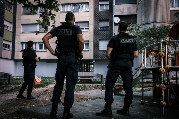 Opération de police dans le quartier Mistral à Grenoble le 4 septembre 2020.