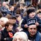 11 janvier 2015, manifestation contre les attentats de Charlie Hebdo et Hyper Casher à Besançon.