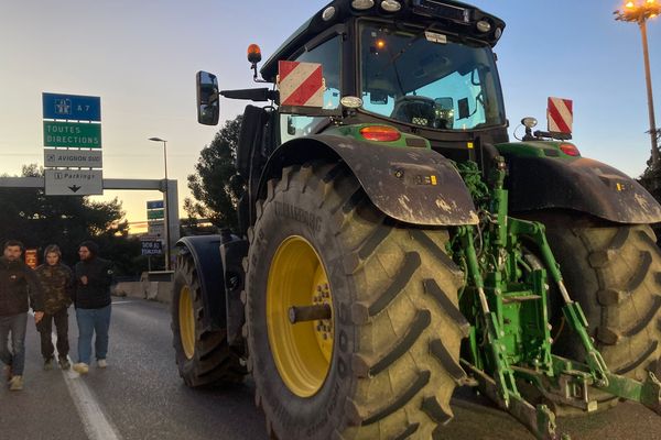 Depuis le petit matin, les agriculteurs du Vaucluse ont investi le pont de l'Europe à Avignon pour protester notamment contre le traité de libre échange avec les pays du Mercosur.