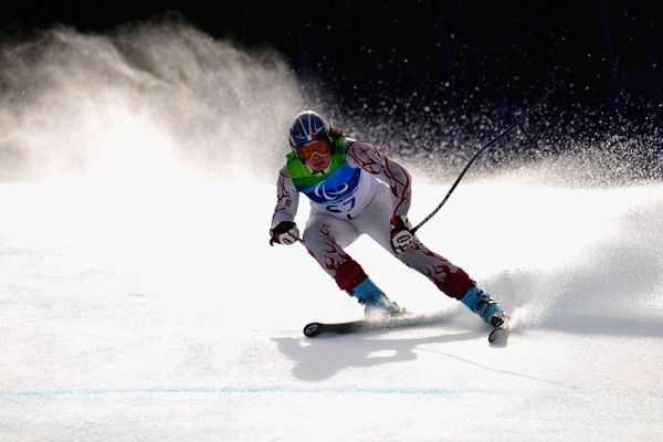 Solene Jambaqué, lors des derniers jeux paralympiques à Vancouver en 2010.