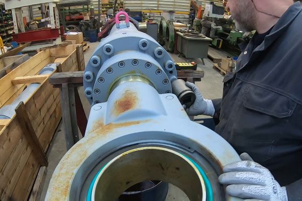 Atelier de Madore hydraulique à Limoges. 