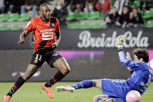 Jirès Kembo, alors qu'il évoluait au Stade Rennais