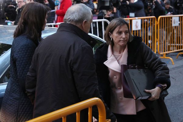 La présidente du Parlement catalan Carme Forcadell  - 2017.