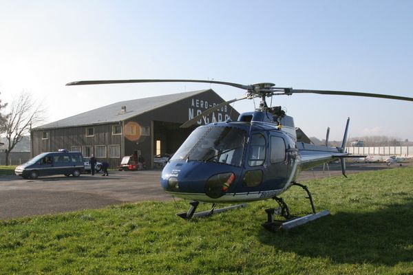 Intervention d'un hélicoptère de la gendarmerie dans le cadre d'un plan Epervier ( photo d'illustration)