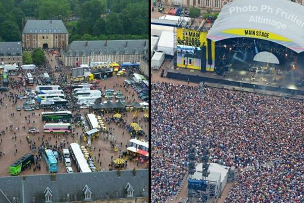 A gauche, le Tour de France. A droite, la Main Square. Un seul lieu : la Citadelle d'Arras. 