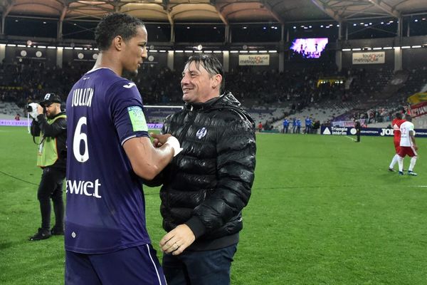 Michael Debeve en mai 2018 au Stadium de Toulouse.