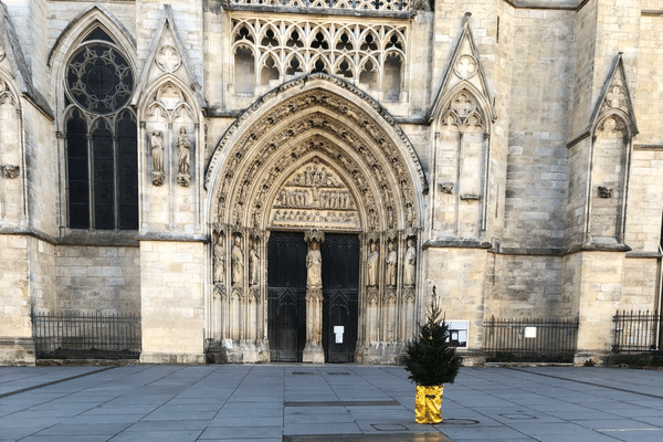 Ce lundi 30 novembre, le sapin avait disparu.