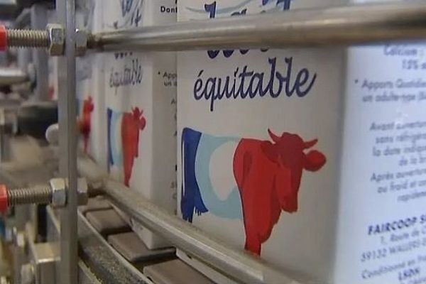 Les premières briques de lait Fairefrance, produites dans l'Indre