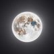 La photo de la lune fait partie des nombreux clichés effectué par Anthony Salsi depuis son balcon