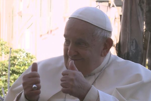 Le pape François, à Ajaccio, le 15 décembre.