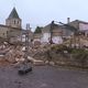 De nombreuses maisons sont détruites à La Laigne, faute de pouvoir être reconstruites.