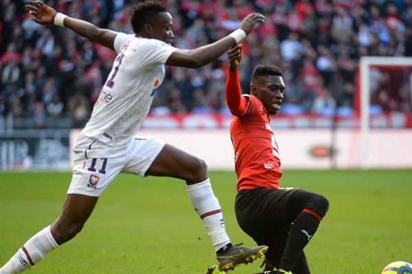 Casimir Ninga et Hamari Traore ce dimanche 10 mars à Rennes