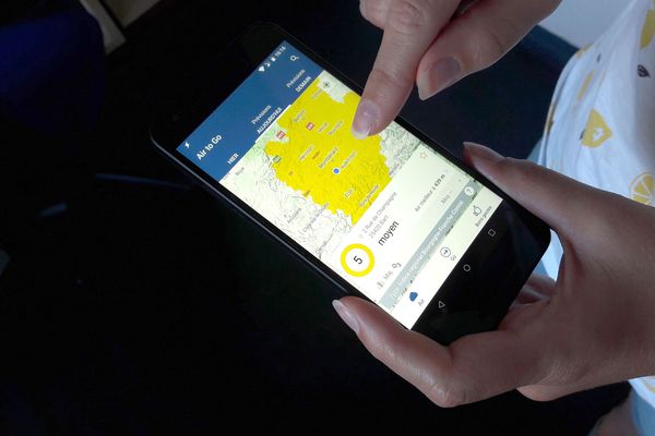 L'application est disponible dans 5 régions en France.